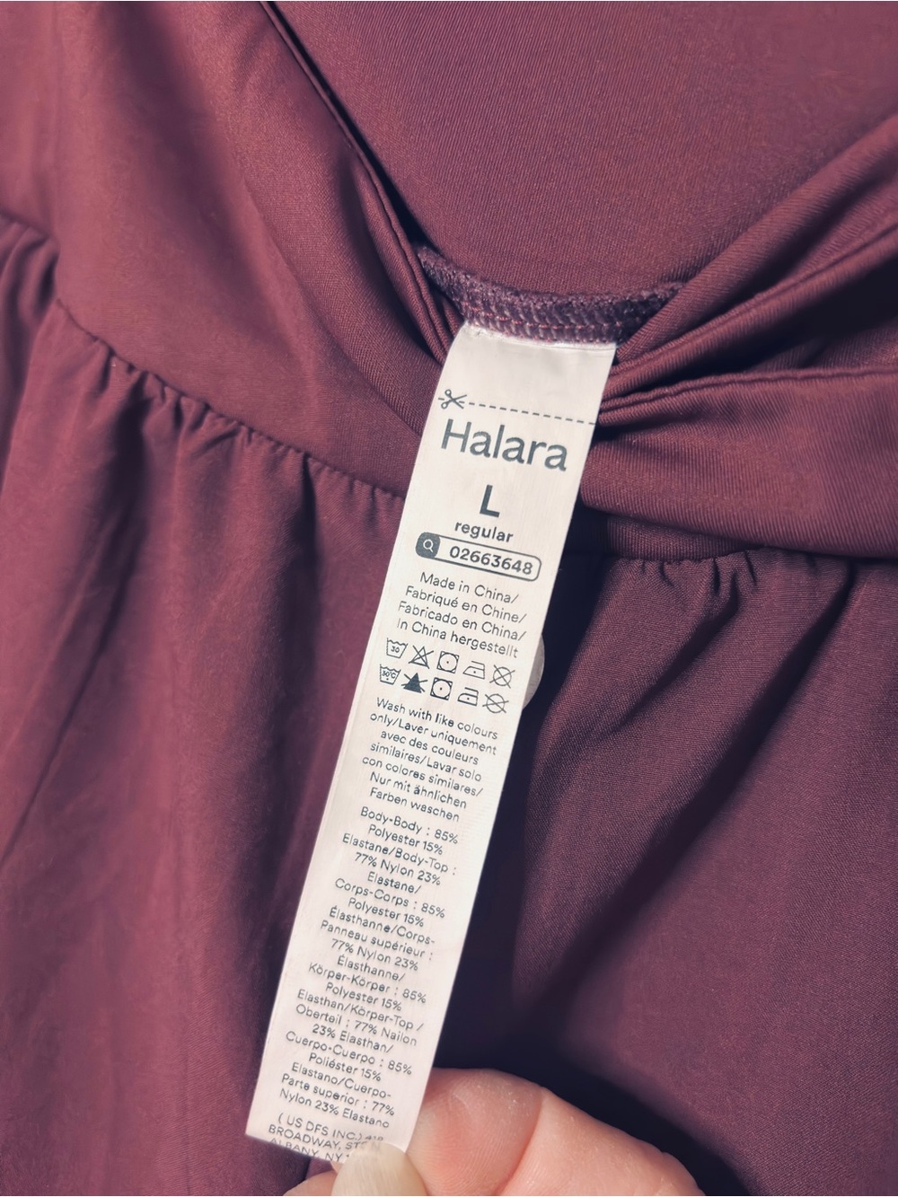 HALARA New Breezeful High Waist Crossover Resort Pants Size L - Picture 6 of 7